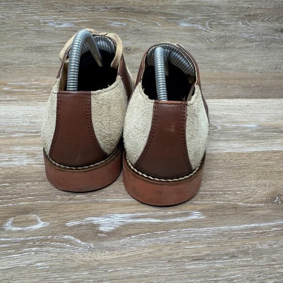 Tommy Hilfiger Brown Suede Saddle Style Oxford Shoes Men's Size 10 - Picture 3 of 7